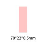 70x22mm radiateur refroidisseur pad thermique graisse silicone pad pour boîtier d'ordinateur disque ssd ... 70x22mm radiateur refroidisseur pad thermique graisse silicone pad pour boîtier d'ordinateur disque ssd ...