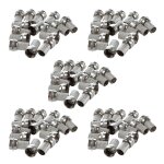 75 pcs rg6 f - type torsion - sur coaxial cable coaxial rf connecteur male pour cctv camera