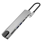 8 en 1 usb type c hub adaptateur type - c vers hdmi rj45 pd type - c hub diviseur