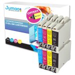 8 cartouches type jumao compatibles pour brother mfc - 885cw fax - 1360 1460 1560 + fluo offert