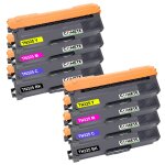 Comete - tn325 - 8 toners compatibles brother tn325 / tn326 - 2 noir + 2 cyan + 2 magenta + 2 jaune - ...