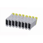 8 x cartouche d'encre compatible brother lc1000, lc970 pour imprimantes dcp - 350c, dcp - 330c, dcp - ...
