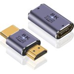 8k hdmi2. 1 adapter, adaptateur hdmi uhd mle vers mle avec dbit de 48gbps et connecteur adaptateur ...