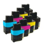 8x haute capacité cartouches d'encre compatibles pour remplacer lc900 - cyan / yellow / magenta / black ... 8x haute capacité cartouches d'encre compatibles pour remplacer lc900 - cyan / yellow / magenta / black ...