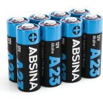 8x pile a23 pour ouvre - portes de garage et bien plus - pile 23a 12v tanche et  longue dure de vie ...