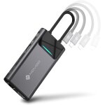 9 en 1 station d'accueil, docking station 9 ports hub usb c adaptateur universal vers dual hdmi, pd 100w, ...