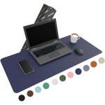 [90 cm x 43 cm] sous - main en cuir pu de qualit suprieure - grand sous - main - tapis de souris xxl ...