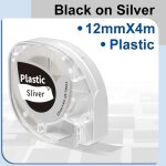 91201 12267 compatible pour cartouche dymo letratag 12mm ruban d'étiquettes en plastique blanc pour dymo ... 91201 12267 compatible pour cartouche dymo letratag 12mm ruban d'étiquettes en plastique blanc pour dymo ...