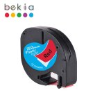 91201 91200 12mm * 4m compatible dymo letratag ruban plastique papier etiquette 12267 91202 pour letratag ...