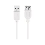 96288 cble rallonge de recharge usb 2. 0 hi - speed, blanc, 5m longueur