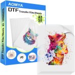 A3 lot de 50 feuilles de film de transfert dtf transparent brillant pour toutes les imprimantes à sublimation ... A3 lot de 50 feuilles de film de transfert dtf transparent brillant pour toutes les imprimantes à sublimation ...