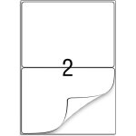 A4 etiquettes autocollantes blanches etiquettes, 210 x 148 mm autocollantes 200 tiquettes, universal ...