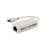 Accessoires pour cable, white autre - raspberry pi zero ? adaptateur ethernet micro usb vers rj45 lan, ...