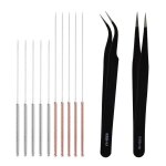 Accessoires d'imprimante 3d aiguille de nettoyage de buse mk8 / e3d - v6 foret de nettoyage de buse kit ...