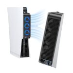 Accessoires de refroidissement pour ps5, ps5 ventilateur de refroidissement avec led, vitesse automatique, ...