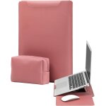 Acdsgd - 13, 3 - 14 pouces housse pour ordinateur portable avec macbook / ipad / surface / lenovo / hp, ...