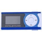 Acdsgd - mini lecteur de musique mp3 avec �cran lcd et clip usb - support carte micro sd 16 go - bleu ...
