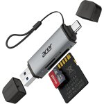 Acer lecteur de carte sd 3. 0, sd card reader usb c et usb 3. 0 pour sd / micro sd / sdhc / sdxc / mmc, ...