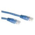 Act - cordon de raccordement - rj - 45 (m) pour rj - 45 (m) - 5 m - utp - cat 5e - bleu, ral 5012