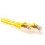 Act rj - 45 / rj - 45, cat. 6a, 1. 0m c�ble de r�seau jaune 1 m cat6a