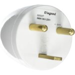 Adapt. 2p + t pour 2fiches sur prise 20a, fonction compacte pour 2 fiches sur 1 prise, eclips de protection ...