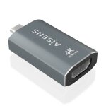 Aisens a109 - 0862 changeur de genre de c�ble hdmi a usb c gris