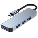 Adaptateur 4 en 1 usb hub c vers usb 3. 0, dock compatible hdmi pour tlphones mobiles et ordinateurs ...