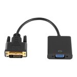 Adaptateur actif full hd 1080p dvi - d vers vga, c�ble convertisseur 24 + 1 broche m�le vers 15 broches, ...