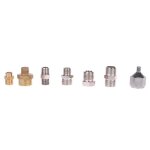 Adaptateur pour aérographe 7 pièces / ensemble, kit de raccord pour compresseur et tuyau de pulvérisation ... Adaptateur pour aérographe 7 pièces / ensemble, kit de raccord pour compresseur et tuyau de pulvérisation ...