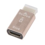 Adaptateur d'affichage virtuel, prise factice pour carte vido, emulateur de moniteur en mtal compatible ...