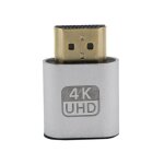 Adaptateur d'affichage virtuel vga, 1 pi�ce, compatible hdmi 1. 4 ddc edid, prise factice, sans t�te, ...