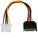 Adaptateur - akyga - ak - ca - 11 - sata vers molex 4 broches - 15 cm - haute vitesse