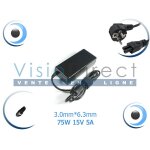 Adaptateur alimentation chargeur pour portable toshiba satellite 335 - visiodirect -
