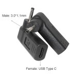 Adaptateur d'alimentation pour ordinateur portable, connecteur dc, prise usb type c femelle à mâle universel, ... Adaptateur d'alimentation pour ordinateur portable, connecteur dc, prise usb type c femelle à mâle universel, ...