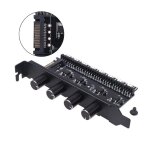 Adaptateur d'alimentation sata, contrleur de vitesse, pour botier d'ordinateur, hdd, vga, pwm, support ...