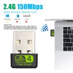 Adaptateur antenne wifi usb, carte wi - fi, ethernet, dongle, mt7601, pilote libre pour les pc, de bureau, ...
