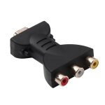 Adaptateur audio hdmi vers 3 rca, convertisseur de signal num�rique av, vid�o pour pc, projecteur, tablette, ...