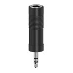 Adaptateur audio, jack mâle 3, 5 mm - jack femelle 6, 3 m, stéréo Adaptateur audio, jack mâle 3, 5 mm - jack femelle 6, 3 m, stéréo