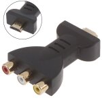 Adaptateur audio numérique av hdmi à 3 rca, convertisseur de composants Adaptateur audio numérique av hdmi à 3 rca, convertisseur de composants