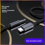Adaptateur audio numérique type - c vers 3. 5mm dac16bit48khz ubs - c vers aux bb01 b2 2m de câble connecteur ... Adaptateur audio numérique type - c vers 3. 5mm dac16bit48khz ubs - c vers aux bb01 b2 2m de câble connecteur ...