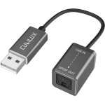 Adaptateur audio optique usb a vers toslink, convertisseur numrique unidirectionnel usb type a vers ...