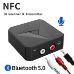 Adaptateur audio sans fil, bluetooth 5. 0, rcepteur - transmetteur, 3. 5mm, jack aux rca, musique, appel ...