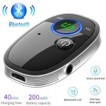 Adaptateur audio sans fil bluetooth 5. 0 pour voiture, transmetteur automatique, r�cepteur jack 3. 5mm, ...