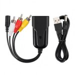 Adaptateur audio - vidéo 1080p, câble hdmi vers rca, convertisseur pour fire stick, ps3, dvd, xbox Adaptateur audio - vidéo 1080p, câble hdmi vers rca, convertisseur pour fire stick, ps3, dvd, xbox