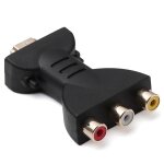 Adaptateur audio - vid�o composite av num�rique � vga, haute qualit�, durable, compatible hdmi, m�le ...