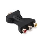 Adaptateur audio et vido, plaqu or, 3 rvb rca, convertisseur de composants av, cbles compatibles hdmi, ...