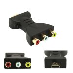 Adaptateur audio et vid�o portable, convertisseur de composants pour hdtv, projecteur dvd, compatible ...