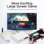 Adaptateur av num�rique 8 broches pour iphone ipad, cordon connecteur tv 1080p compatible hdmi pour regarder ...