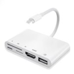 Adaptateur av numérique light - ning vers hdmi, convertisseur vidéo et audio 1080p, port de charge, iphone ... Adaptateur av numérique light - ning vers hdmi, convertisseur vidéo et audio 1080p, port de charge, iphone ...
