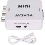 Adaptateur av vers vga, mini convertisseur vga vers vidéo, adaptateur composite av vers vga décodeur ... Adaptateur av vers vga, mini convertisseur vga vers vidéo, adaptateur composite av vers vga décodeur ...